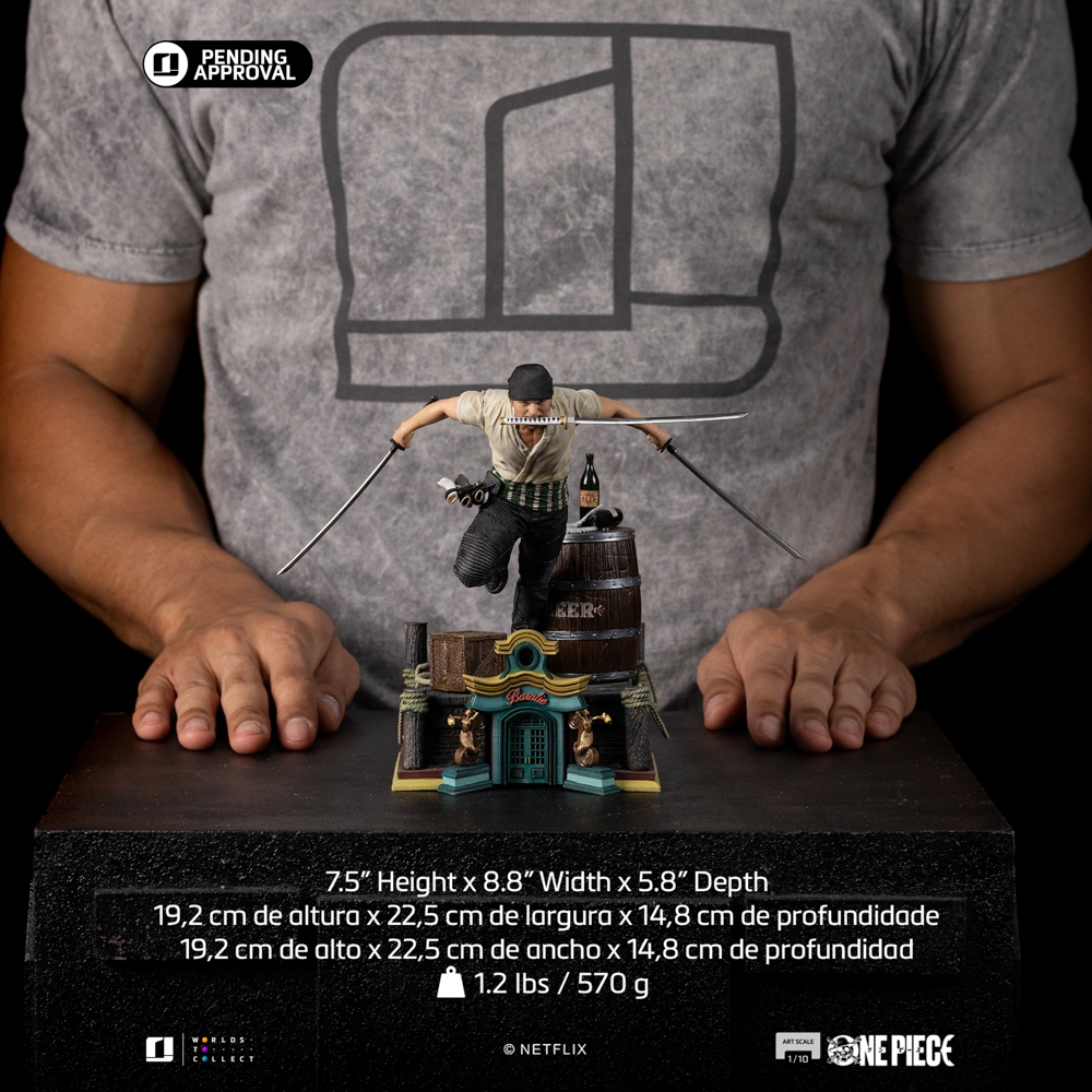 Statue Roronoa Zoro - One Piece - Art Scale 1/10 - Iron Studios - Image 2