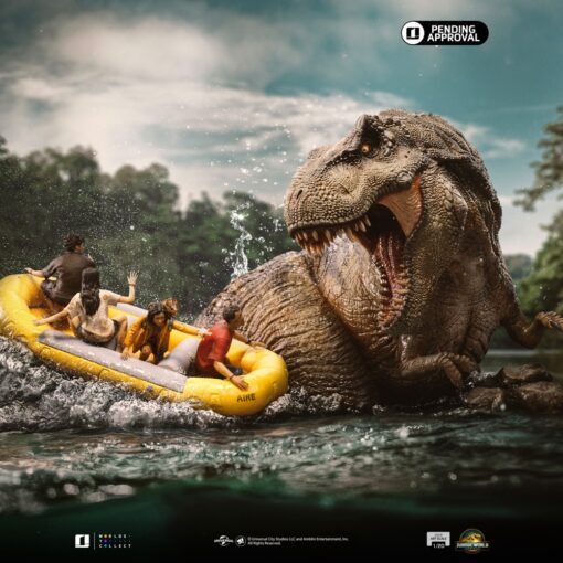 Jurassic World: T-Rex River Attack Demi Art Scale 1/20 - Iron Studios