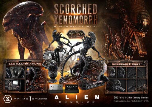 Museum Masterline XL Alien: Romulus Scorched Xenomorph Deluxe Bonus Version - Prime1Studio - Image 28