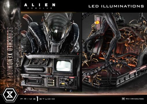 Museum Masterline XL Alien: Romulus Scorched Xenomorph Deluxe Bonus Version - Prime1Studio - Image 25