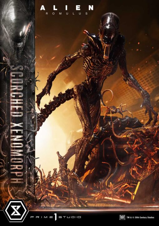 Museum Masterline XL Alien: Romulus Scorched Xenomorph Deluxe Bonus Version - Prime1Studio - Image 27