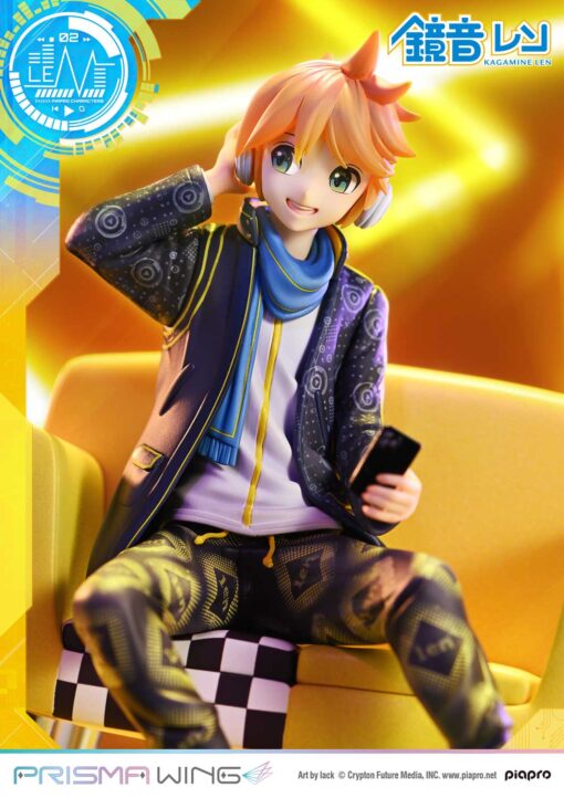 Prisma Wing Piapro Characters Kagamine Len "Art by Lack" 1/7 Scale Pre-Painted Figure - Prime1Studio - Image 2