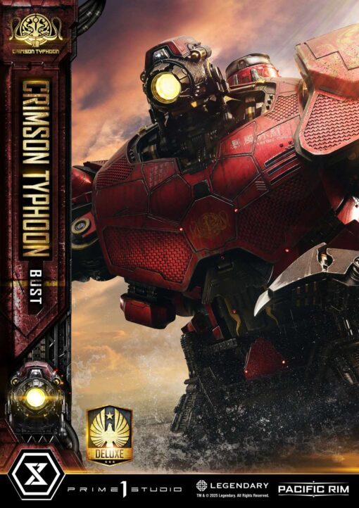 Life Size Bust Pacific Rim (Film) Crimson Typhoon Deluxe Version - Prime1Studio - Image 22