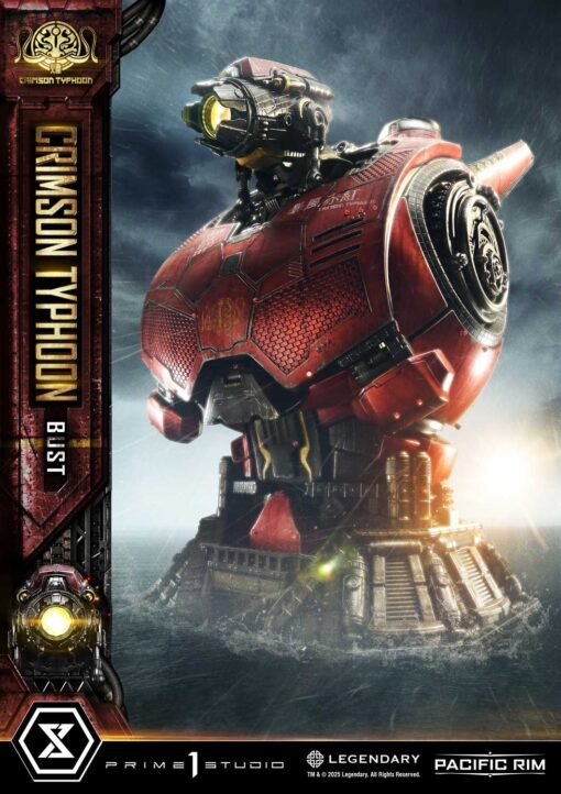 Life Size Bust Pacific Rim (Film) Crimson Typhoon Deluxe Version - Prime1Studio - Image 15