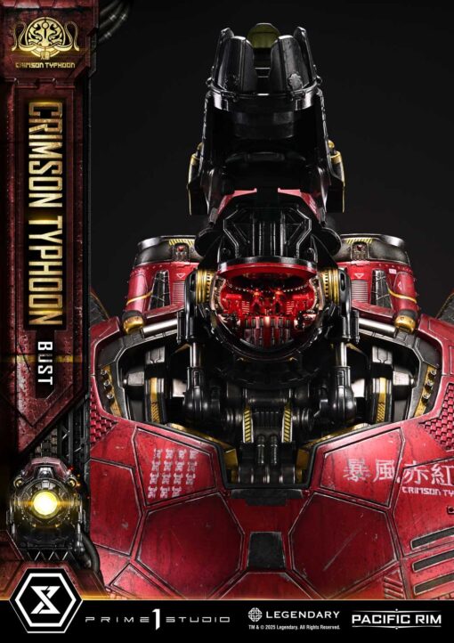 Life Size Bust Pacific Rim (Film) Crimson Typhoon Deluxe Version - Prime1Studio - Image 18