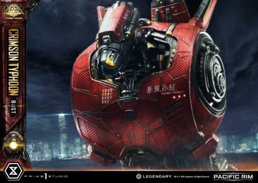 Life Size Bust Pacific Rim (Film) Crimson Typhoon Deluxe Version - Prime1Studio - Image 9
