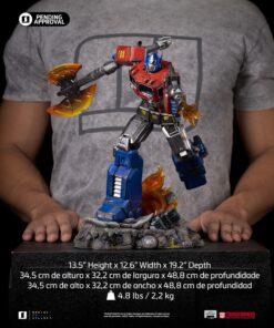 Alternative view of Statue Optimus Prime - Transformers - Demi Scale 1/20 - Iron Studios