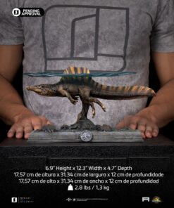 Alternative view of Statue Spinosaurus - Jurassic World: Rebirth - Icons - Iron Studios