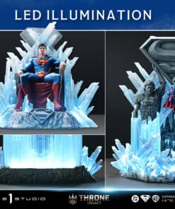Throne Legacy Superman (Comics) Superman Fortress of Solitude on Throne (Design by Gabriele Dell’Otto) Ultimate Bonus Version - Image 21