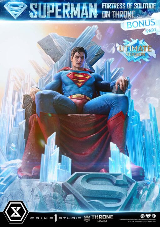 Throne Legacy Superman (Comics) Superman Fortress of Solitude on Throne (Design by Gabriele Dell’Otto) Ultimate Bonus Version