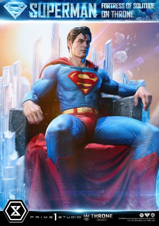 Throne Legacy Superman (Comics) Superman Fortress of Solitude on Throne (Design by Gabriele Dell’Otto) Ultimate Bonus Version - Image 2
