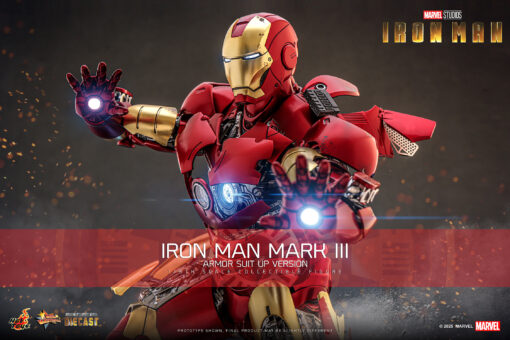 Iron Man Mark III (Armor Suit Up Version) Sixth Scale Figure - Hot Toys - Image 7