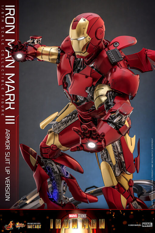 Iron Man Mark III (Armor Suit Up Version) Sixth Scale Figure - Hot Toys - Image 5