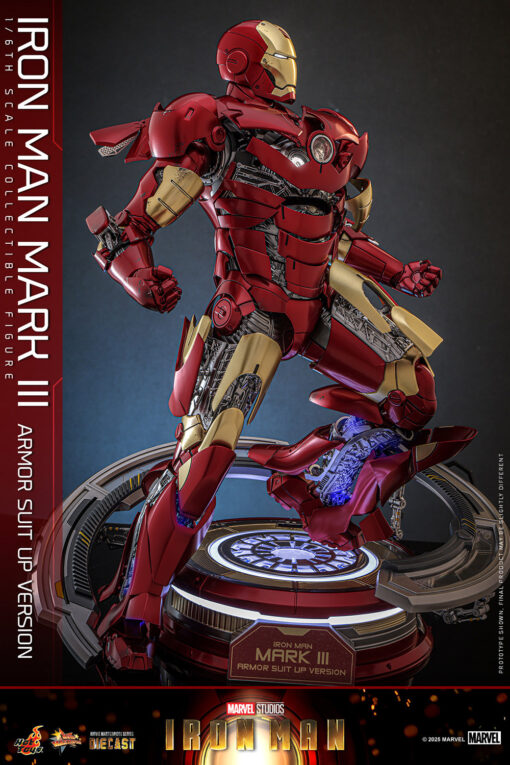 Iron Man Mark III (Armor Suit Up Version) Sixth Scale Figure - Hot Toys - Image 4