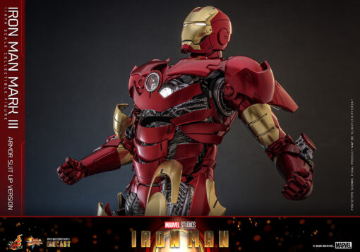 Iron Man Mark III (Armor Suit Up Version) Sixth Scale Figure - Hot Toys - Image 12