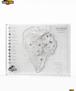 ELITE CREATURE COLLECTIBLES PRESENTS:  Jurassic Park Topographic Map - Isla Nublar - Image 16