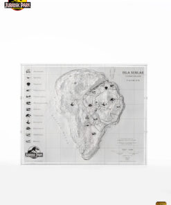 ELITE CREATURE COLLECTIBLES PRESENTS: Jurassic Park Topographic Map - Isla Nublar - Image 17