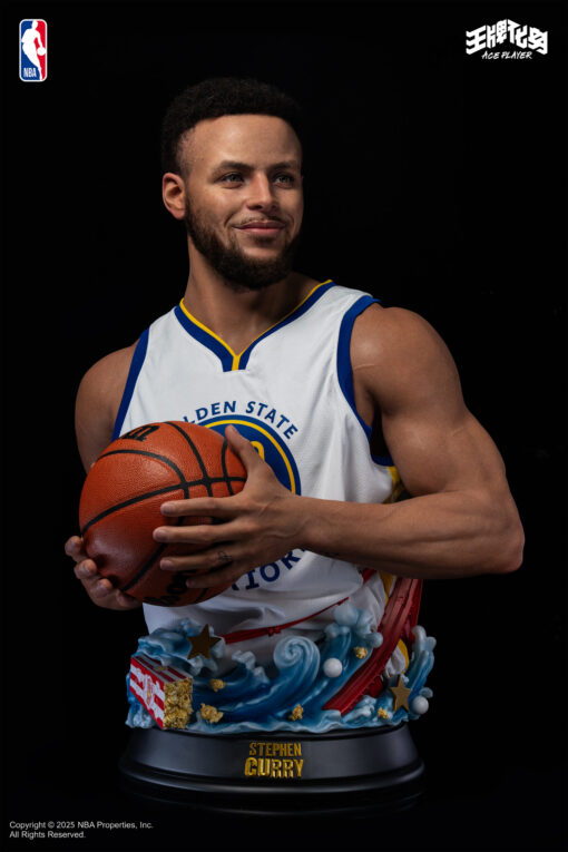 Ace Player Stephen Curry 1/1 Life-Size Silicone Bust - Infinity Studio - Image 20