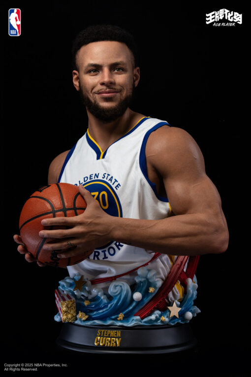 Ace Player Stephen Curry 1/1 Life-Size Silicone Bust - Infinity Studio - Image 16
