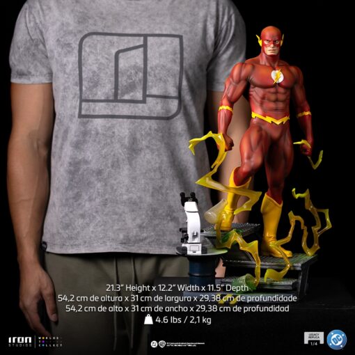 Statue The Flash - DC Comics Series 9 - Legacy Replica 1/4 - Iron Studios - Image 2