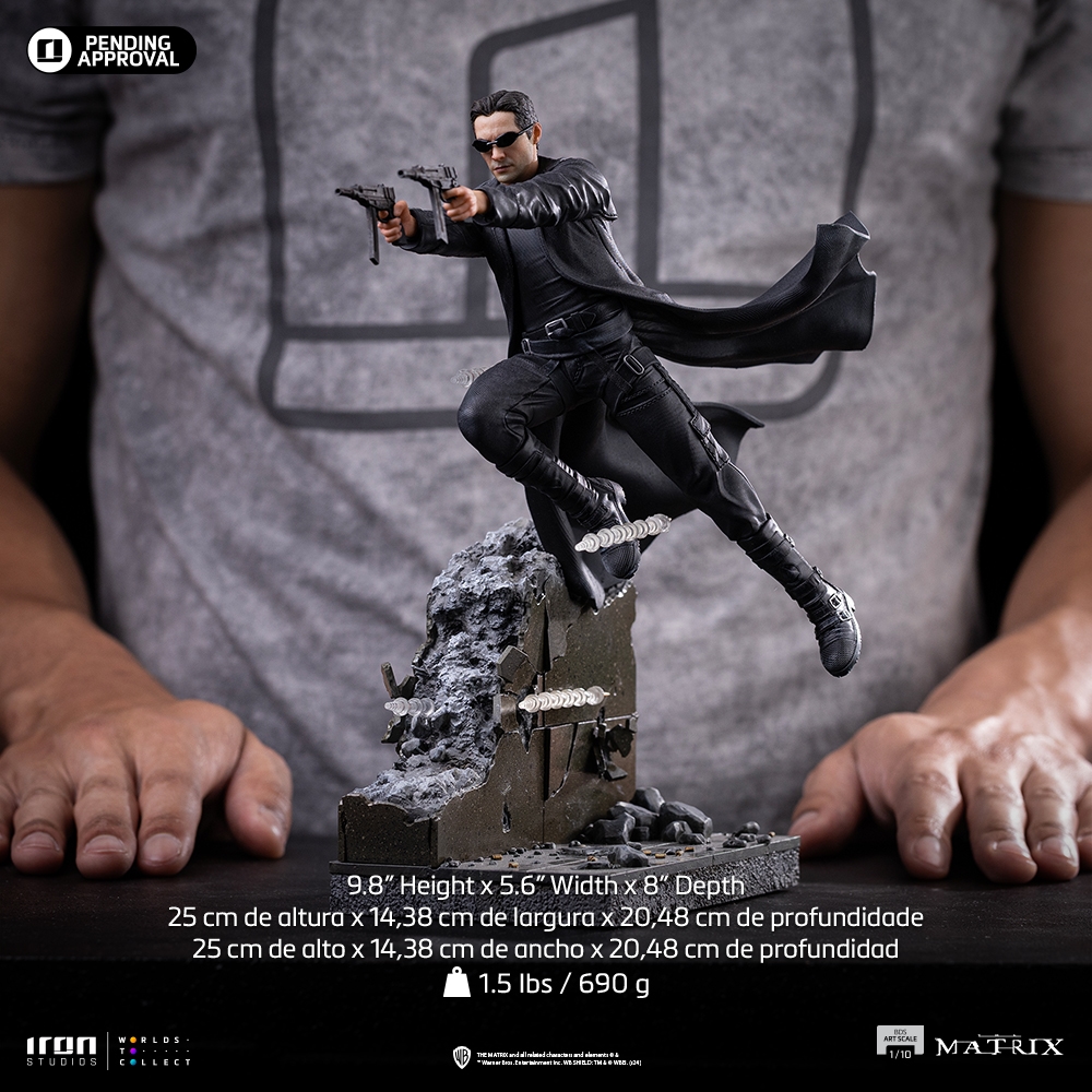 Statue Neo - Matrix - BDS Art Scale 1/10 - Iron Studios - Image 2