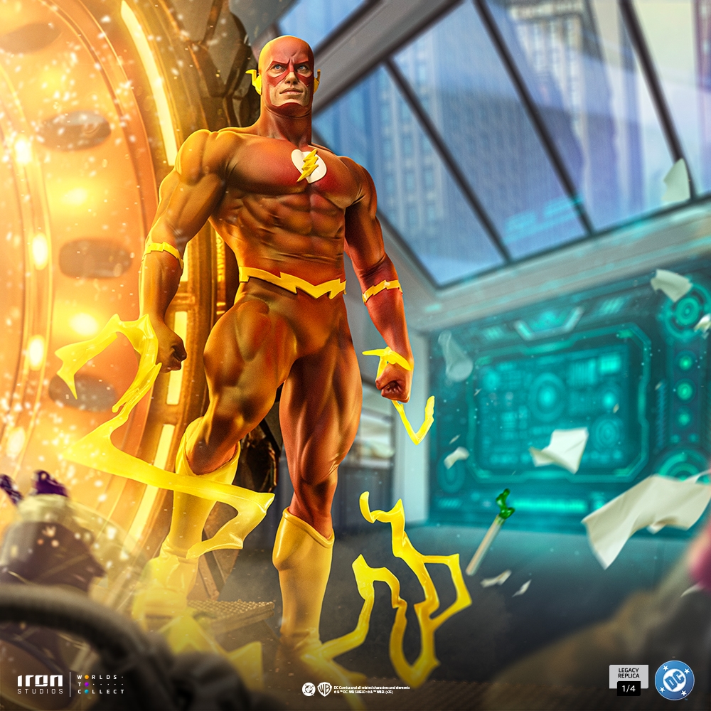 Statue The Flash - DC Comics Series 9 - Legacy Replica 1/4 - Iron Studios - Image 16