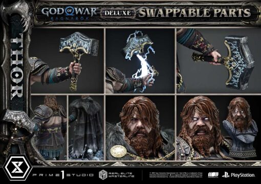 REMGOW-02DXS: Real Elite Masterline God of War : Ragnarok Thor Deluxe Bonus Version - Prime1Studio - Image 14