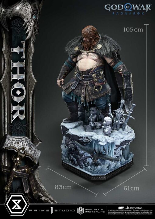 REMGOW-02DXS: Real Elite Masterline God of War : Ragnarok Thor Deluxe Bonus Version - Prime1Studio - Image 8