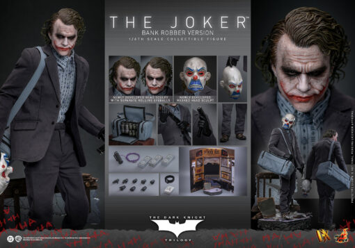 The Joker (Bank Robber Version) Sixth Scale Figure - Hot Toys - Image 16