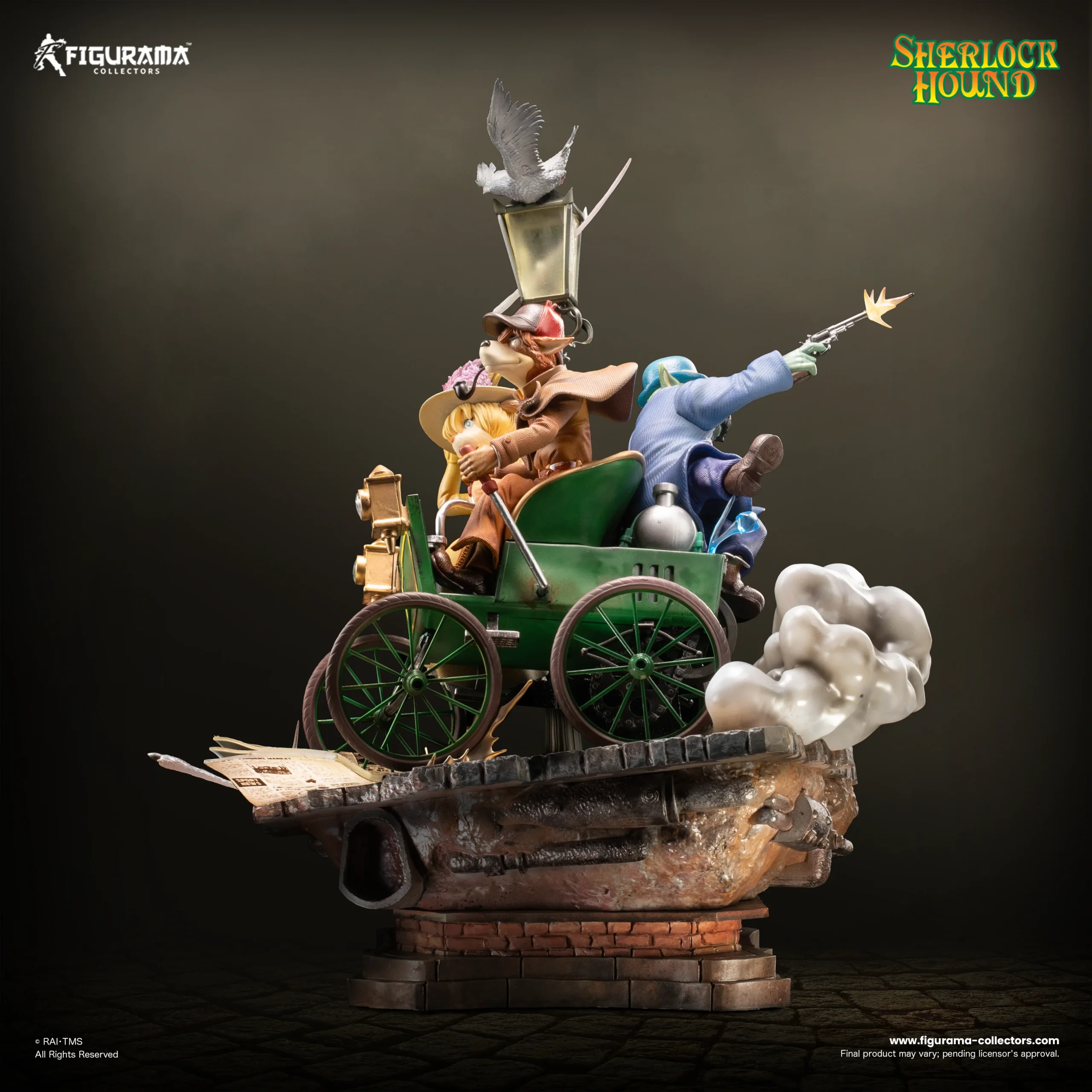 Sherlock Hound: Sherlock Holmes, Watson, and Mrs. Hudson Elite Diorama Statue - Figurama - Image 17