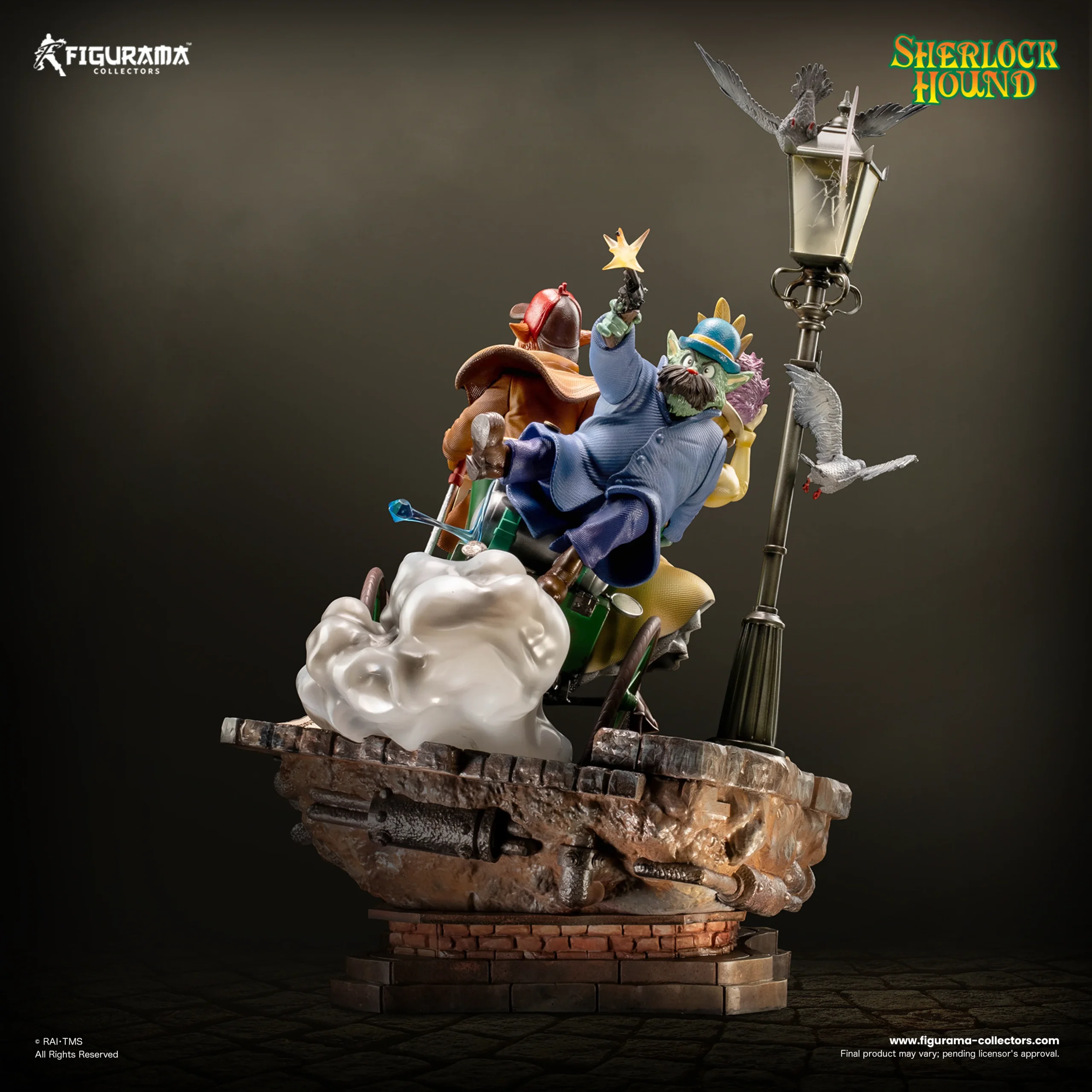 Sherlock Hound: Sherlock Holmes, Watson, and Mrs. Hudson Elite Diorama Statue - Figurama - Image 16