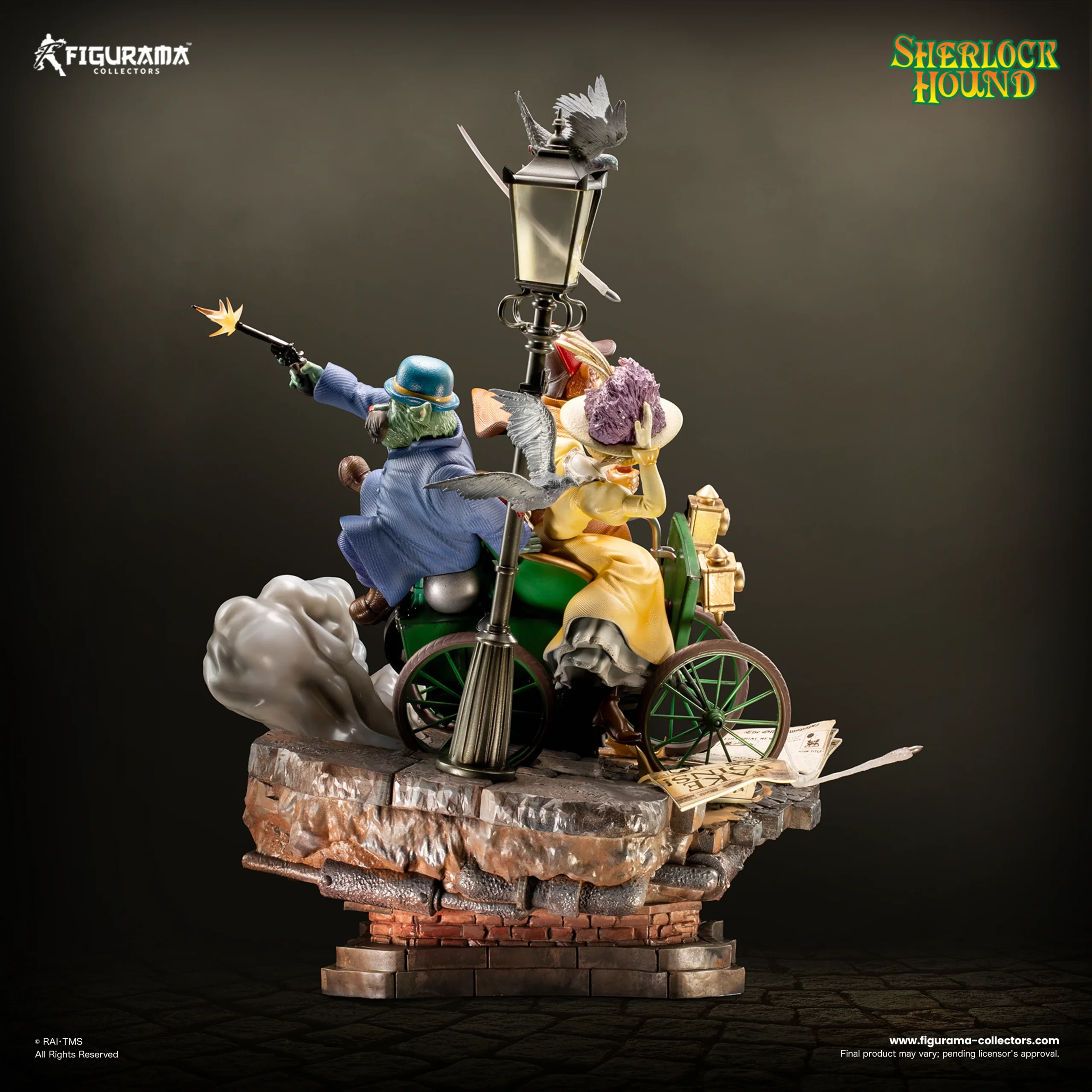 Sherlock Hound: Sherlock Holmes, Watson, and Mrs. Hudson Elite Diorama Statue - Figurama - Image 14
