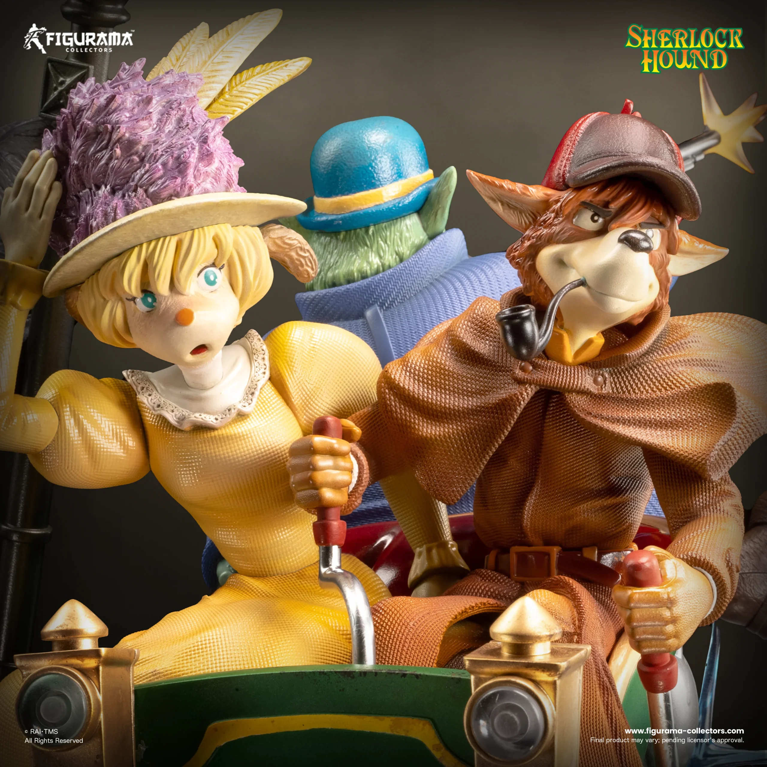 Sherlock Hound: Sherlock Holmes, Watson, and Mrs. Hudson Elite Diorama Statue - Figurama - Image 13