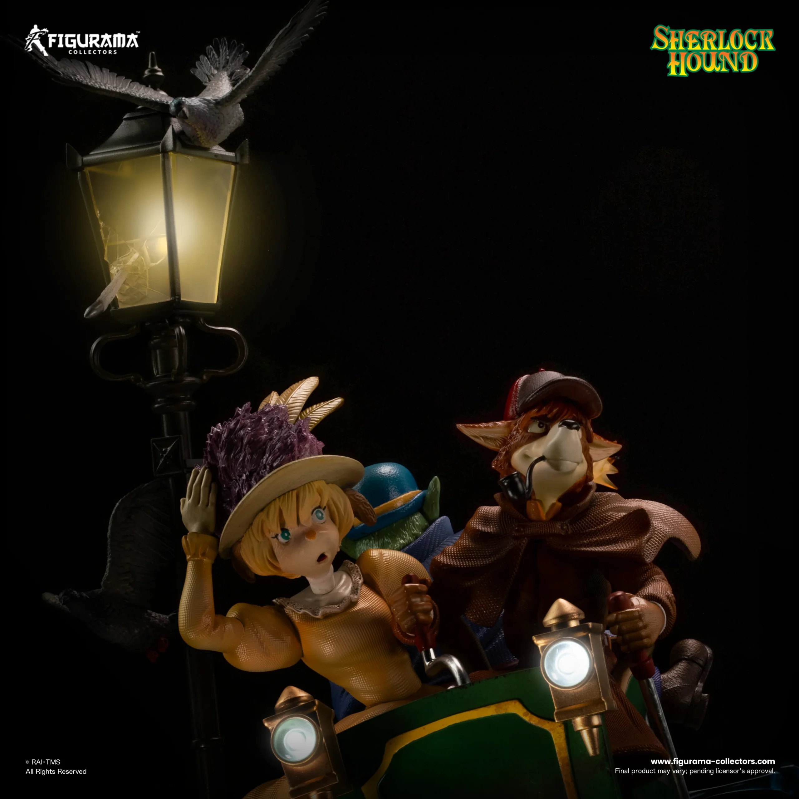 Sherlock Hound: Sherlock Holmes, Watson, and Mrs. Hudson Elite Diorama Statue - Figurama - Image 10