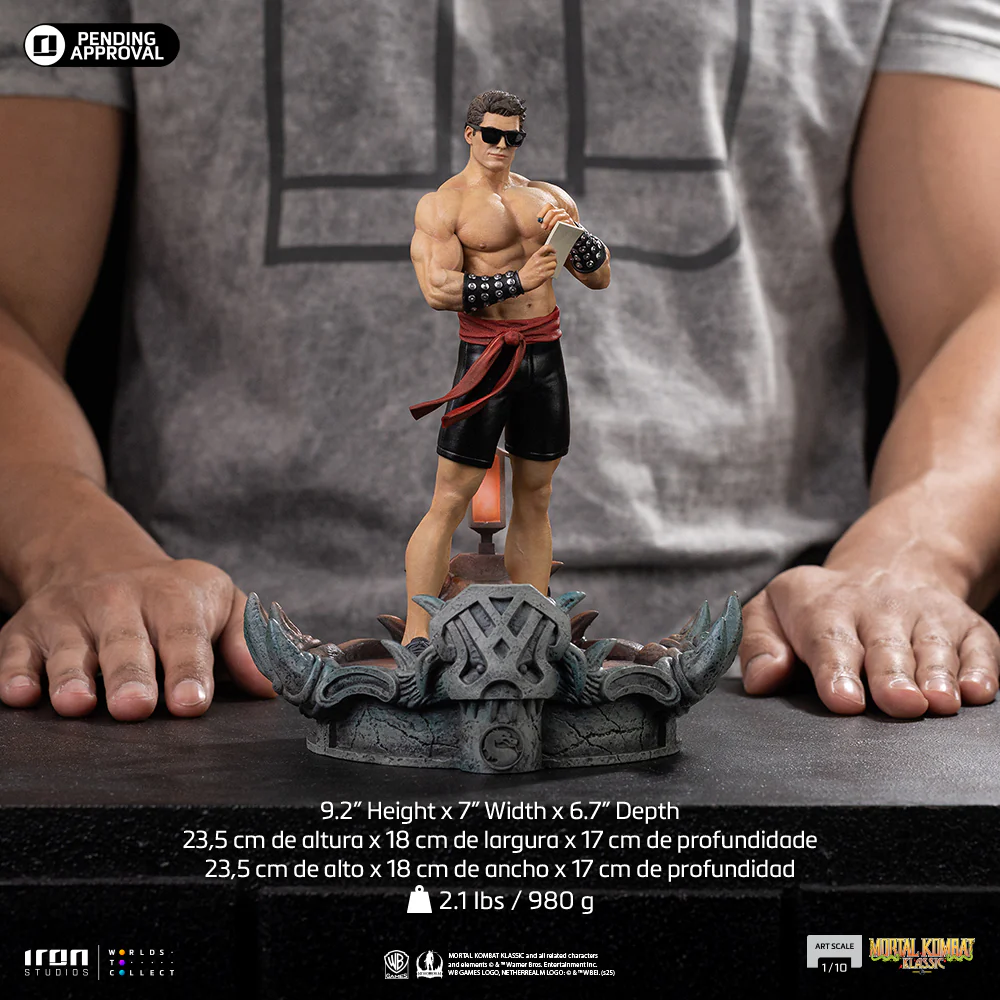 Statue Johnny Cage - Mortal Kombat - Art Scale 1/10 - Iron Studios - Image 2
