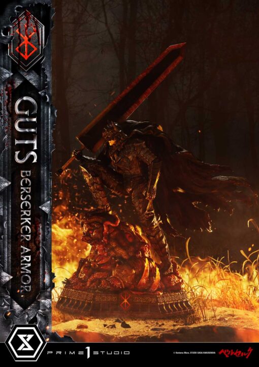 Ultimate Premium Masterline Berserk Guts, Berserker Armor Grunbeld VS Guts Deluxe Bonus Version - Prime1Studio - Image 22