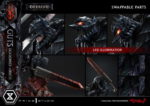 Ultimate Premium Masterline Berserk Guts, Berserker Armor Grunbeld VS Guts Deluxe Bonus Version - Prime1Studio - Image 23