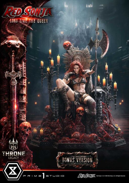 Throne Legacy Red Sonja Red Sonja : Long Live the Queen Bonus Version - Prime1Studio - Image 5