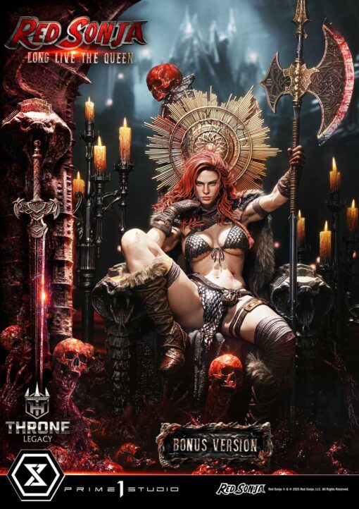 Throne Legacy Red Sonja Red Sonja : Long Live the Queen Bonus Version - Prime1Studio - Image 6