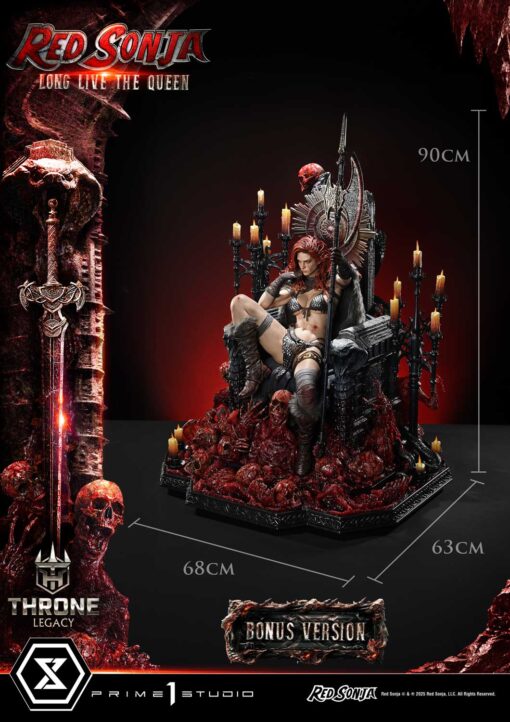 Throne Legacy Red Sonja Red Sonja : Long Live the Queen Bonus Version - Prime1Studio - Image 8