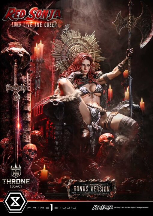 Throne Legacy Red Sonja Red Sonja : Long Live the Queen Bonus Version - Prime1Studio - Image 28