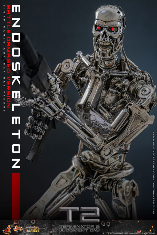 Endoskeleton (Battle Damaged Version) Sixth Scale Figure - Hot Toys - Image 6