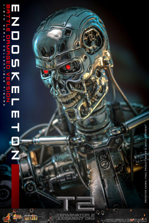 Endoskeleton (Battle Damaged Version) Sixth Scale Figure - Hot Toys - Image 5