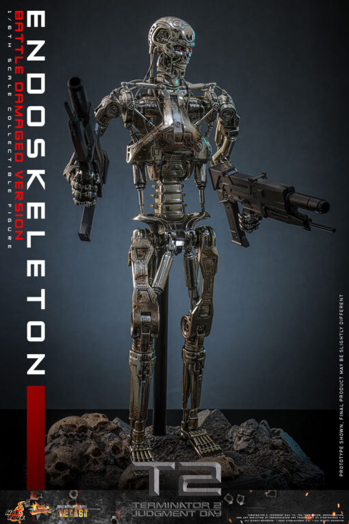 Endoskeleton (Battle Damaged Version) Sixth Scale Figure - Hot Toys - Image 8