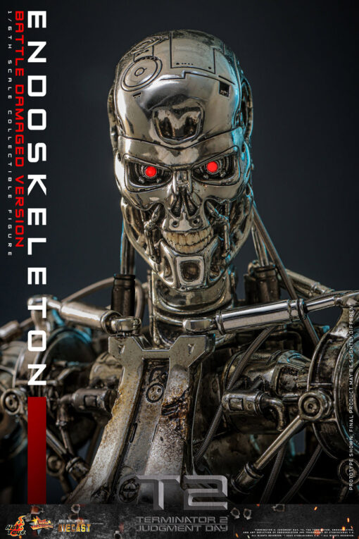 Endoskeleton (Battle Damaged Version) Sixth Scale Figure - Hot Toys - Image 2