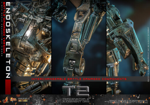 Endoskeleton (Battle Damaged Version) Sixth Scale Figure - Hot Toys - Image 10