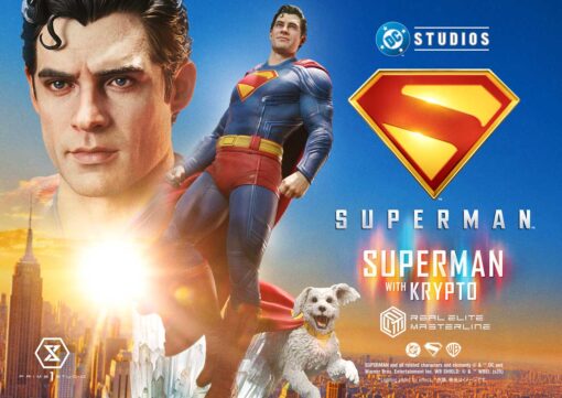 Real Elite Masterline Superman (2025 Film) Superman with Krypto Bonus Version - Prime1Studio - Image 23