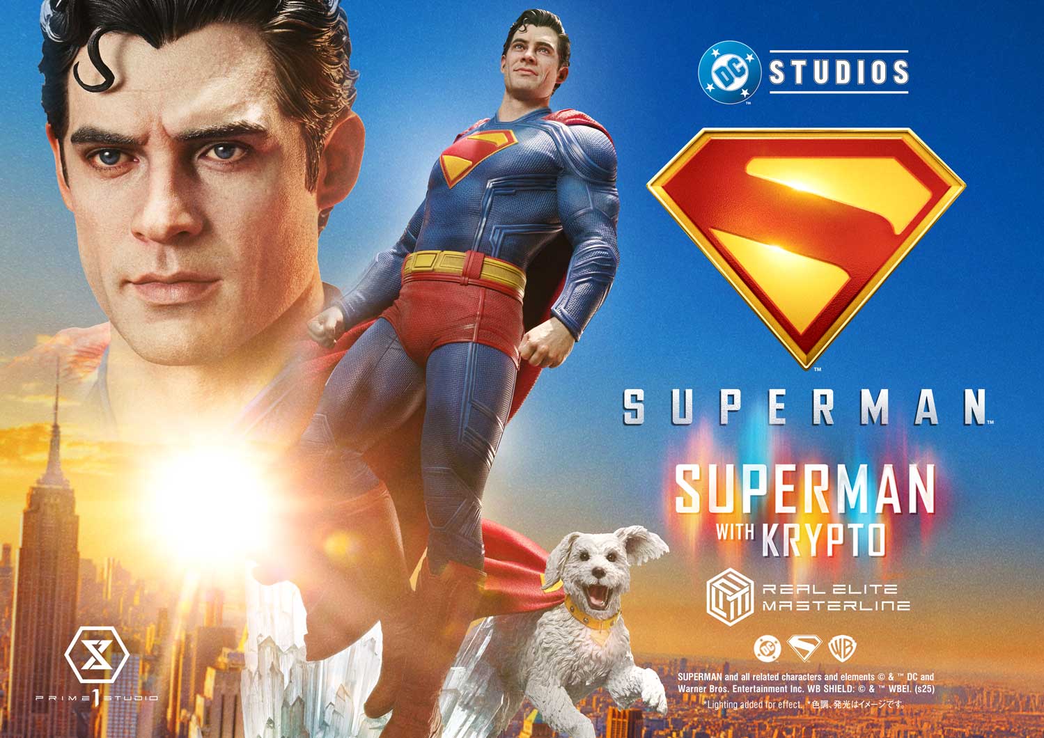 Real Elite Masterline Superman (2025 Film) Superman with Krypto Bonus Version - Prime1Studio - Image 23