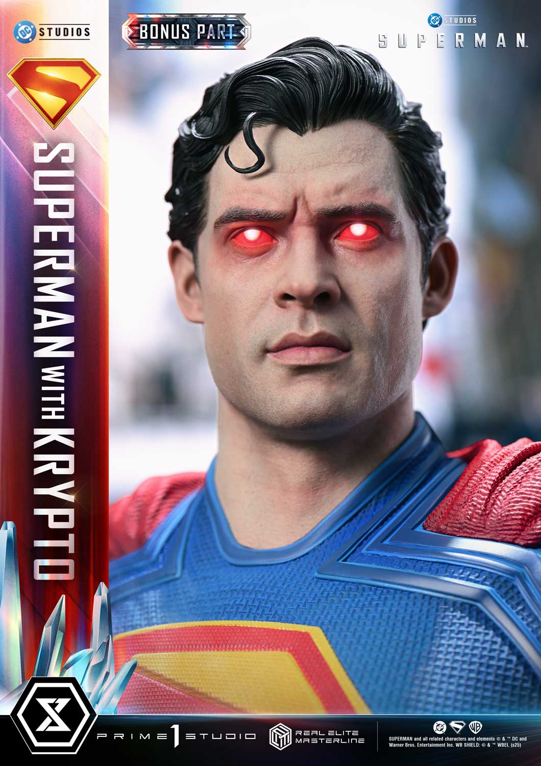 Real Elite Masterline Superman (2025 Film) Superman with Krypto Bonus Version - Prime1Studio - Image 16