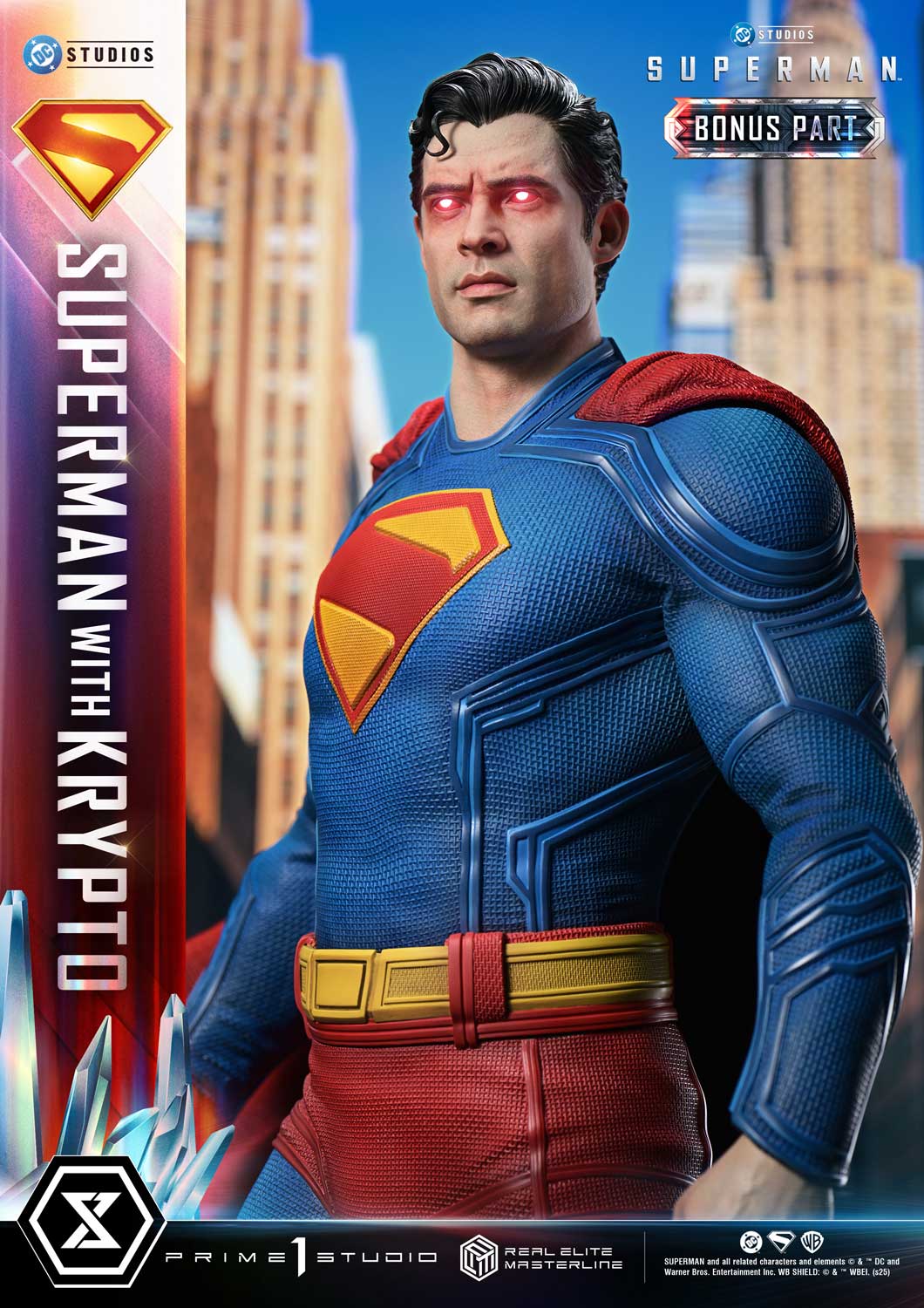 Real Elite Masterline Superman (2025 Film) Superman with Krypto Bonus Version - Prime1Studio - Image 17